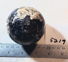 Load image into Gallery viewer, Amethst Sage Agate w Vugs 70mm Sphere for Collection or Sculpture Decor 5219