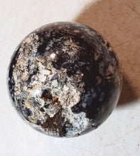 Load image into Gallery viewer, Amethst Sage Agate w Vugs 70mm Sphere for Collection or Sculpture Decor 5219