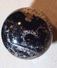 Load image into Gallery viewer, Amethst Sage Agate w Vugs 70mm Sphere for Collection or Sculpture Decor 5219