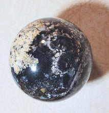 Load image into Gallery viewer, Amethst Sage Agate w Vugs 70mm Sphere for Collection or Sculpture Decor 5219

