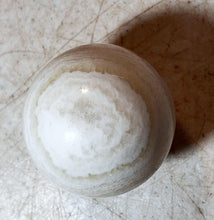 Load image into Gallery viewer, Fluorescent Montana Orange Calcite 35mm Sphere for Collection Decor or Gft 5230