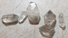 Load image into Gallery viewer, Tibetan Herkimer Quartz Crystals Set of 6 Stones for Jewelry or Metaphysical YTXL1