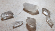 Load image into Gallery viewer, Tibetan Herkimer Quartz Crystals Set of 6 Stones for Jewelry or Metaphysical YTXL1