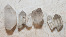 Load image into Gallery viewer, Tibetan Herkimer Quartz Crystals Set of 6 Stones for Jewelry or Metaphysical YTXL1