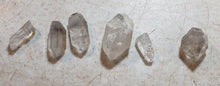 Load image into Gallery viewer, Tibetan Herkimer Quartz Crystals Set of 6 Stones for Jewelry or Metaphysical YTXL1