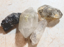 Load image into Gallery viewer, Tibetan Herkimer Quartz Crystals Set of 4 Stones for Jewelry or Metaphysical YTXL2