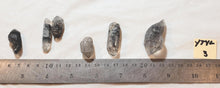 Load image into Gallery viewer, Tibetan Herkimer Quartz Crystals Set of 6 Stones for Jewelry or Metaphysical YTXL3