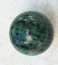 Load image into Gallery viewer, Ruby in Zoisite 44mm Sphere for Collection Decor Gift or Healing Stone 5240
