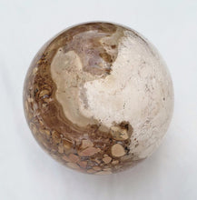 Load image into Gallery viewer, Golden Burro Creek Agate Large 114mm Sphere for Home Decor or Gift 5250