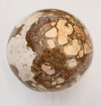 Load image into Gallery viewer, Golden Burro Creek Agate Large 114mm Sphere for Home Decor or Gift 5250