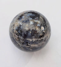Load image into Gallery viewer, Amethyst Sage Agate 50mm Sphere for Home Decor or Unique Gift 5251