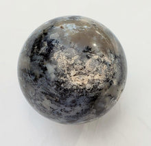 Load image into Gallery viewer, Amethyst Sage Agate 50mm Sphere for Home Decor or Unique Gift 5251