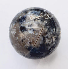 Load image into Gallery viewer, Amethyst Sage Agate 50mm Sphere for Home Decor or Unique Gift 5251
