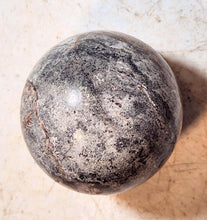 Load image into Gallery viewer, Amethyst Lace w Fluorite Galena & Druse Vugs 60mm Sphere Office Home Decor 5269