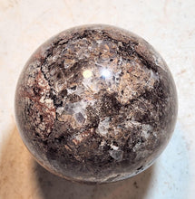 Load image into Gallery viewer, Fluorescent Calcite Fluorite Big Horn AZ 70mm Sphere for Collection or Gift 5292