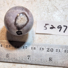 Load image into Gallery viewer, Purple Fluorite 35mm McCracken Mine AZ 35mm Sphere 5297