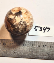 Load image into Gallery viewer, Burro Creek AZ Agate 38mm Sphere Home or Office Decor or Holiday Gift 5347