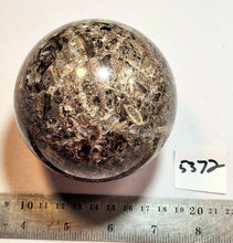 Load image into Gallery viewer, Fluorescent Calcite and Fluorite AZ Large 86mm Sphere for Collection 5372