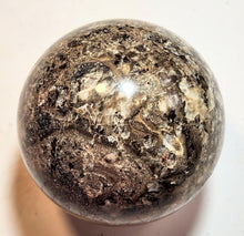 Load image into Gallery viewer, Fluorescent Calcite and Fluorite AZ Large 86mm Sphere for Collection 5372
