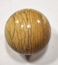 Load image into Gallery viewer, Picture Jasper Large 89mm Sphere Home Office Stone Interior Decor or Gift 5382