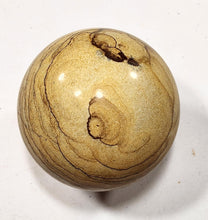 Load image into Gallery viewer, Picture Jasper Large 89mm Sphere Home Office Stone Interior Decor or Gift 5382