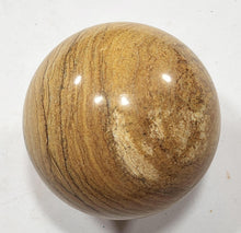 Load image into Gallery viewer, Picture Jasper Large 89mm Sphere Home Office Stone Interior Decor or Gift 5382