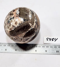 Load image into Gallery viewer, Fluorescent AZ Calcite and Hyalite 86mm Large Sphere for Collection or Gift 5384