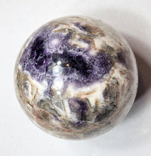 Load image into Gallery viewer, Amethyst 101mm Large Sphere for Home or Office Decor Metaphysical or Gift 5421