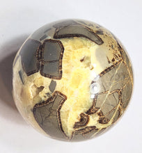 Load image into Gallery viewer, Fluorescent Septarian Nodule Large 114mm Sphere for Home or Office Decor 5417