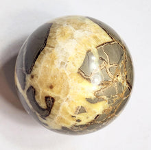Load image into Gallery viewer, Fluorescent Septarian Nodule Large 114mm Sphere for Home or Office Decor 5417