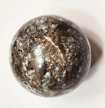 Load image into Gallery viewer, Fluorescent AZ Calcite and Fluorite 73mm Sphere SW LW Collection 5423
