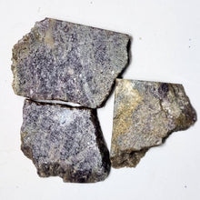 Load image into Gallery viewer, 3 Hexagonite Slabs for Cab Cutting Rough or Specimens E19
