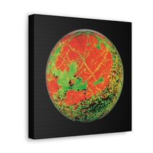 Load image into Gallery viewer, Endless Circle Sterling Hill Fluorescent Sphere Canvas Print
