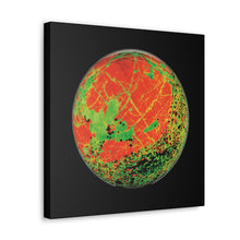 Load image into Gallery viewer, Endless Circle Sterling Hill Fluorescent Sphere Canvas Print