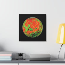 Load image into Gallery viewer, Endless Circle Sterling Hill Fluorescent Sphere Canvas Print