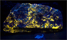 Load image into Gallery viewer, Fluorescent Large Wernerite End Cut Slab Specimen WSL5
