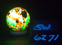 Load image into Gallery viewer, Fluorescent Reactive 32mm Willemite &amp; Calcite Sphere – Sterling Hill, NJ 6371
