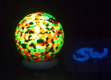 Load image into Gallery viewer, Fluorescent Reactive 32mm Willemite &amp; Calcite Sphere – Sterling Hill, NJ 6371
