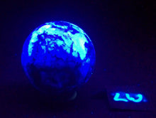 Load image into Gallery viewer, Fluorescent Fluorite/Pink Fluorite 57mm Sphere/UV Collection/Interior Decor 6464
