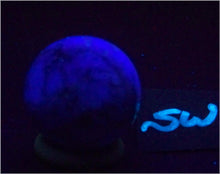 Load image into Gallery viewer, Fluorescent Fluorite 38mm Sphere for UV Collection or Interior Home Decor 6564
