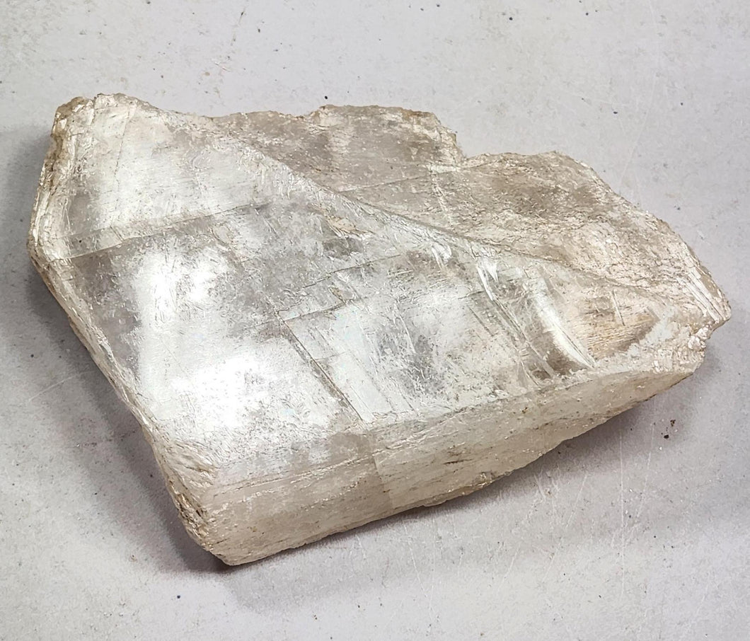 Selenite Cab Rough or Mineral Specimen or Metaphysical Healing Stone Sel2