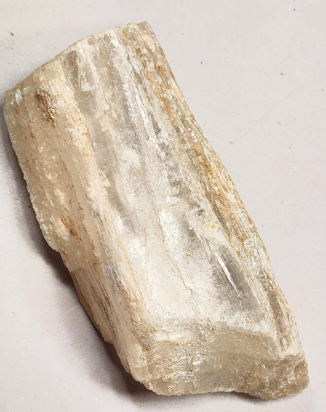 Selenite Cab Rough or Mineral Specimen or Metaphysical Healing Stone Sel1