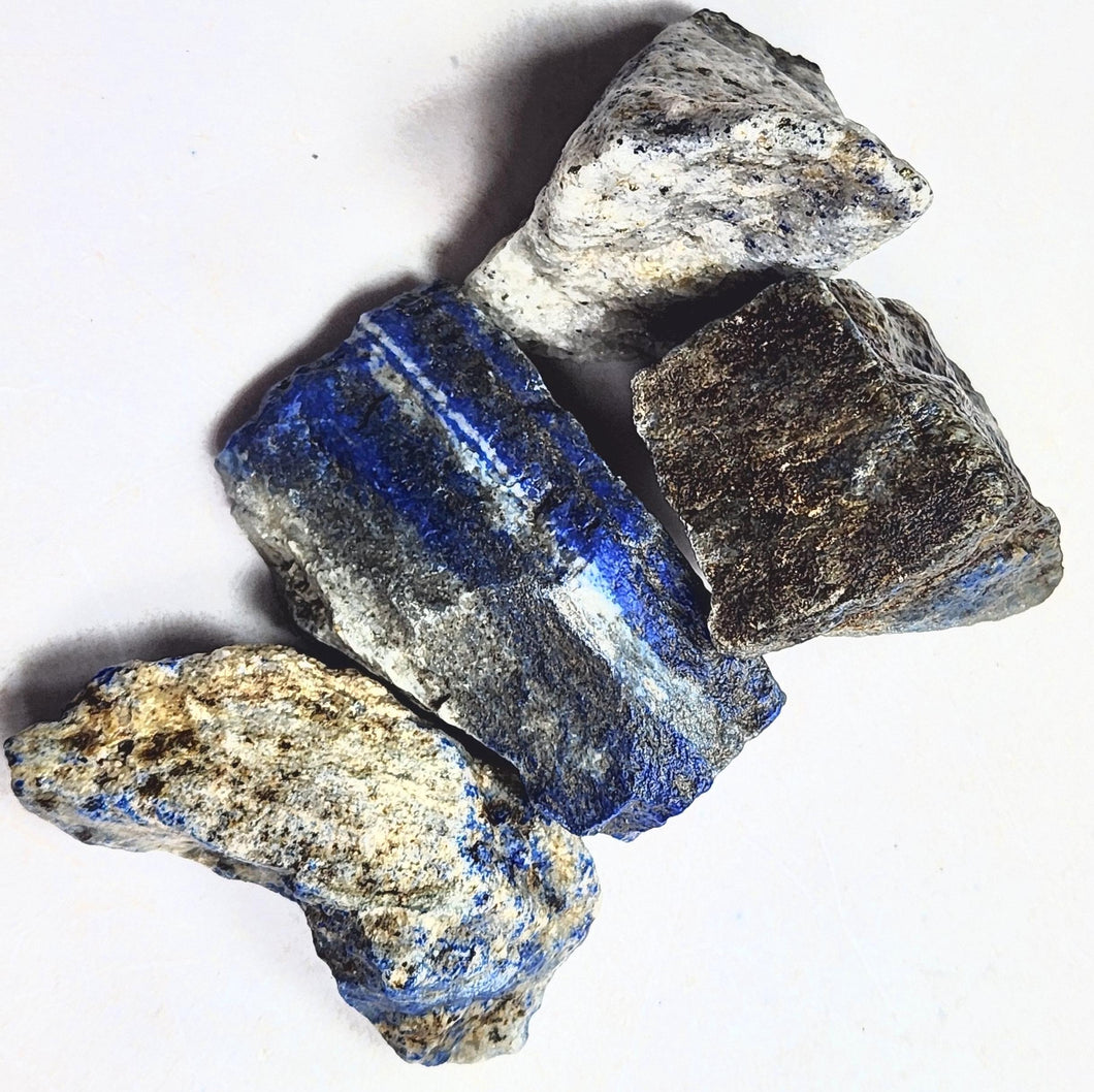 Lapis Cab Cutting Rough or 4 Specimens Metaphysical or Healing Stones Lapis2