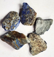 Load image into Gallery viewer, Lapis Lazuli 5 Specimens or Cutting Rough Metaphysical Healing Stones Lapis6
