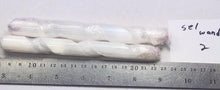Load image into Gallery viewer, Selenite Crystal Massage or Decorative Wands 2 Pieces Great Gift SelW2
