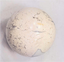 Load image into Gallery viewer, Fluorescent Chalcedony and Magnesite 70mm Sphere for UV Collection 6210
