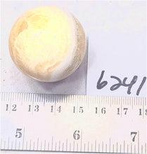 Load image into Gallery viewer, Fluorescent Orange Calcite 35mm Sphere for UV Collection Holiday Gift 6241

