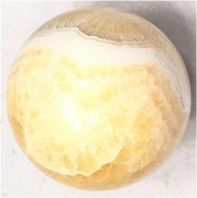 Load image into Gallery viewer, Fluorescent Orange Calcite 35mm Sphere for UV Collection Holiday Gift 6241
