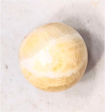 Load image into Gallery viewer, Fluorescent Orange Calcite 35mm Sphere for UV Collection Holiday Gift 6241
