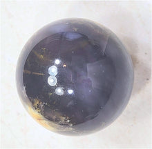 Load image into Gallery viewer, Purple Indonesian Agate 35mm Home Decor Stone Sphere Great Christmas Gift 6262
